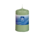 Table candle 80x48mm, burning time 15h green