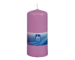Table candle 130x58mm, burning time 40h pink