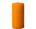 Table candle 150x68mm, burning time +/- 70h, orange / 6 EOL