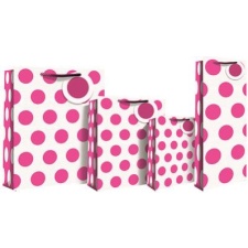 L gift bag Pink Neon