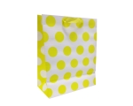 L gift bag Yellow Neon