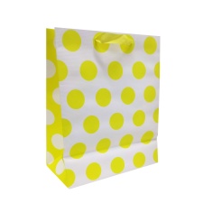 L gift bag Yellow Neon