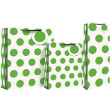 L gift bag Green Neon