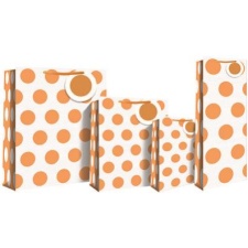 L gift bag Orange Neon