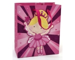L gift bag Fairy girl in pink