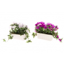 Ящик балконный Petunia h28см белый, фиолетовый 4