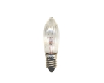 Spare bulbs 3pcs, 34V, E10 3W, transparent