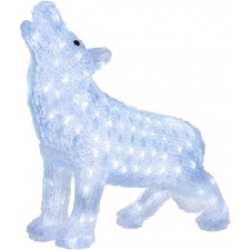 EOL Finnlumor acrylic wolf 49*15*48cm 120 LED, IP44