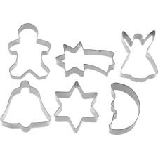 In 6 parts of gingerbread forms. set