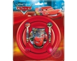 Dish set In 5 parts. (plate, bowl, top, spoon, fork), plastic, Disney Cars