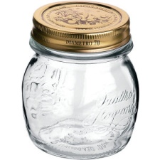 Jar Quattro 0.25L with a screw-on lid