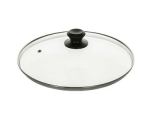 Glass lid with metal rim 24cm / 12