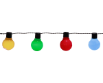 Valguskett Party, 16 värvilist LED tuld, pikkus 4,5m, IP44
