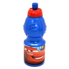 Drinking bottle 400ml Cars blue