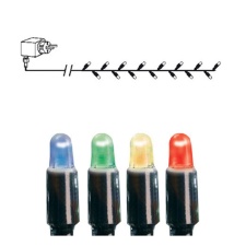 Light chain Micro 180 colored lights, 18m, power supply, indoor / outdoor IP44