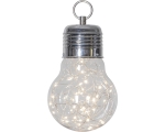 Decoration Bulby white, 30 LED, battery powered, indoor, IP20