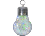 Декор Цветная лампа, 30 светодиодов, питание от батареи, для помещений, IP20
