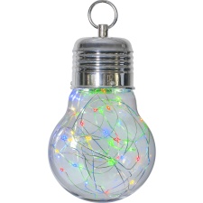 EOL Decoration Bulby colored, 30 LED, battery powered, for indoor use, IP20