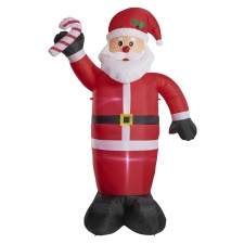 SANTA CLAUS inflatable length 2.4m, 8LED IP44