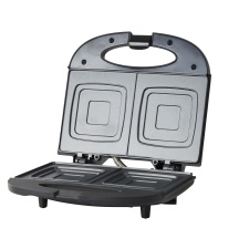 Sandwich grill 750W, black / metallic, not halved