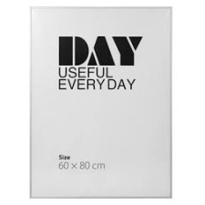 Day picture frame 60x80cm Alu / S / S