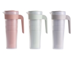 Drinking pot 1.0l + 4 glasses DAY (3 different colors plastic) / 12