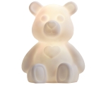 Медведь Полли, изменение цвета, 2 светодиодные лампы RGB, 18x14см