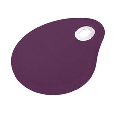 Scraper Bergner 13x10cm, stainless / silicone, purple / 96