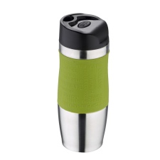 EOL Thermo mug 400ml rv with silicone coating