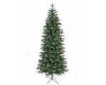 Artificial spruce 180cm with PE / PVC branches, narrow, d.80cm, 1168 top, metal leg, hinged branches