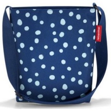 Shoulder bag S, Dots blue 4,7L 29x28x8cm