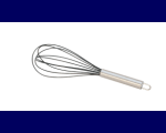 Whisk in silicone, gray