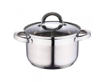 Pot 6,3L 24x14,5cm Alexander, stainless, with glass lid, induction