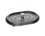 Cast aluminum lid for La Cocotte oven mold 32x22cm