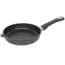 Frying pan 28 x 5cm, cast aluminum, thickness 9-10mm, non-stick Lotan cover, oven-proof handle (up to 240 * C)