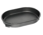 Oven form/lid with grill base 42 x 28 x 6 cm, cast aluminum, thickness 9-10mm, non-stick Lotan coating,