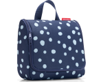 Cosmetic bag 3L hanging, Dots blue