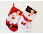 Рождественский носок Дед Мороз/Снеговик 12/48 EOL
