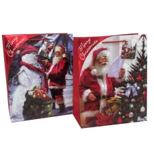 L gift bag Santa Claus 12/72