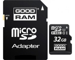 Карта памяти Goodram SDmicro 32GB + SD адаптер 100MB/s Class 10/UHS-I