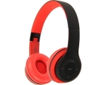 Bluetooth headphones, large, red