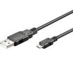 USB 2.0 A otsik - USB Micro B otsik 1.0m EOL