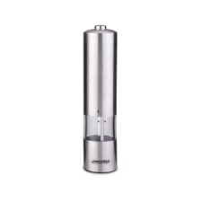 Mesko MS4432 electric pepper and salt grinder, stainless steel