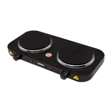 Table stove 2x15cm, 2000W, black