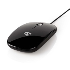 Wired optical mouse, 1000DPI, USB, black