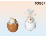 Küünal kana keraamiline muna, 9x6,5cm