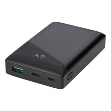 Блок аккумуляторов Deltaco PB-C1000 10000mAh, 1xUSB-C, 1xUSB-A, QuickCharge 3.0, черный