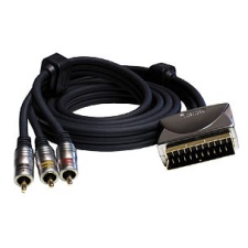 Profigold PGV722 3xRCA-Scart 1,5m EOL