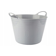 Soft bucket 42L, gray