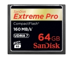 Sandisk Compact Flash Ext Pro 160MB / s 64GB